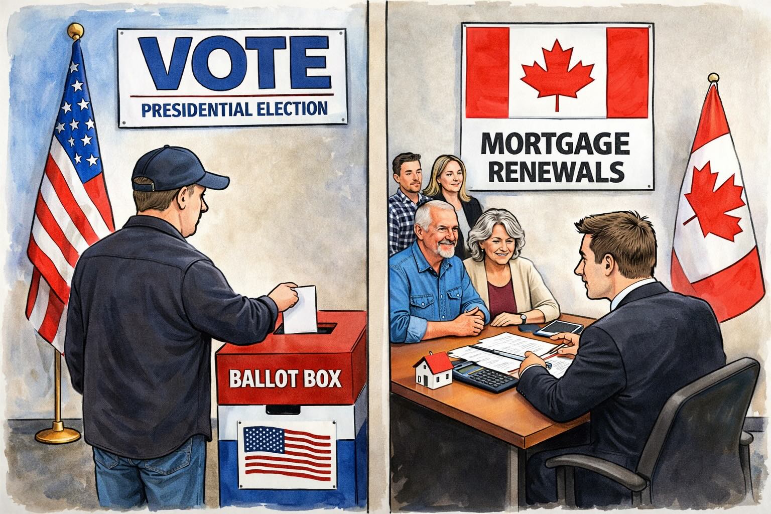 The “Presidential Mortgage” – it matures on US election day!