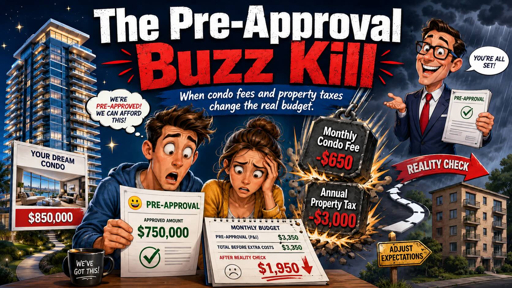 Condo Fee & Property Tax: The Pre-Approval Variables Nobody Checks